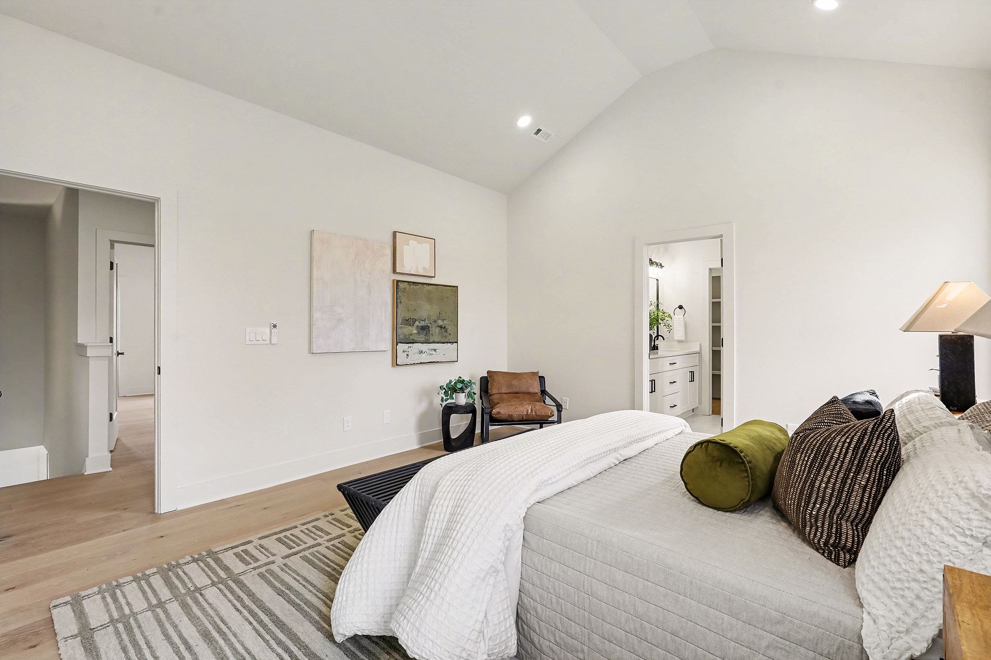 3411 Hydes Ferry Road Nashville, TN 37218 - Photo 12 of 23 a bedroom with a bed and wooden floor