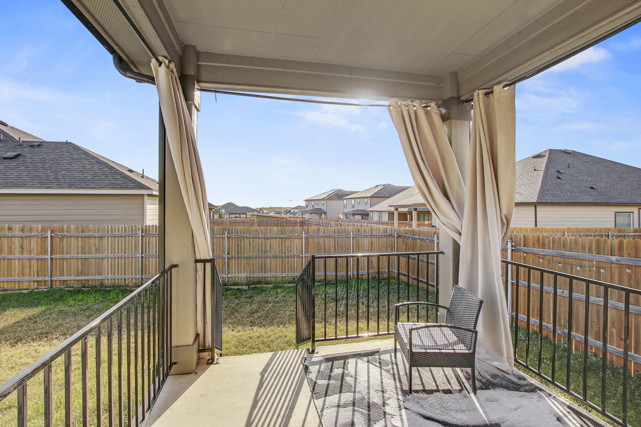 205 Travers Stake Trail Elgin, TX 78621 - Photo 26 of 28 Balcony featuring a residential view