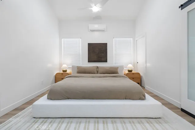 a room with furniture and a window