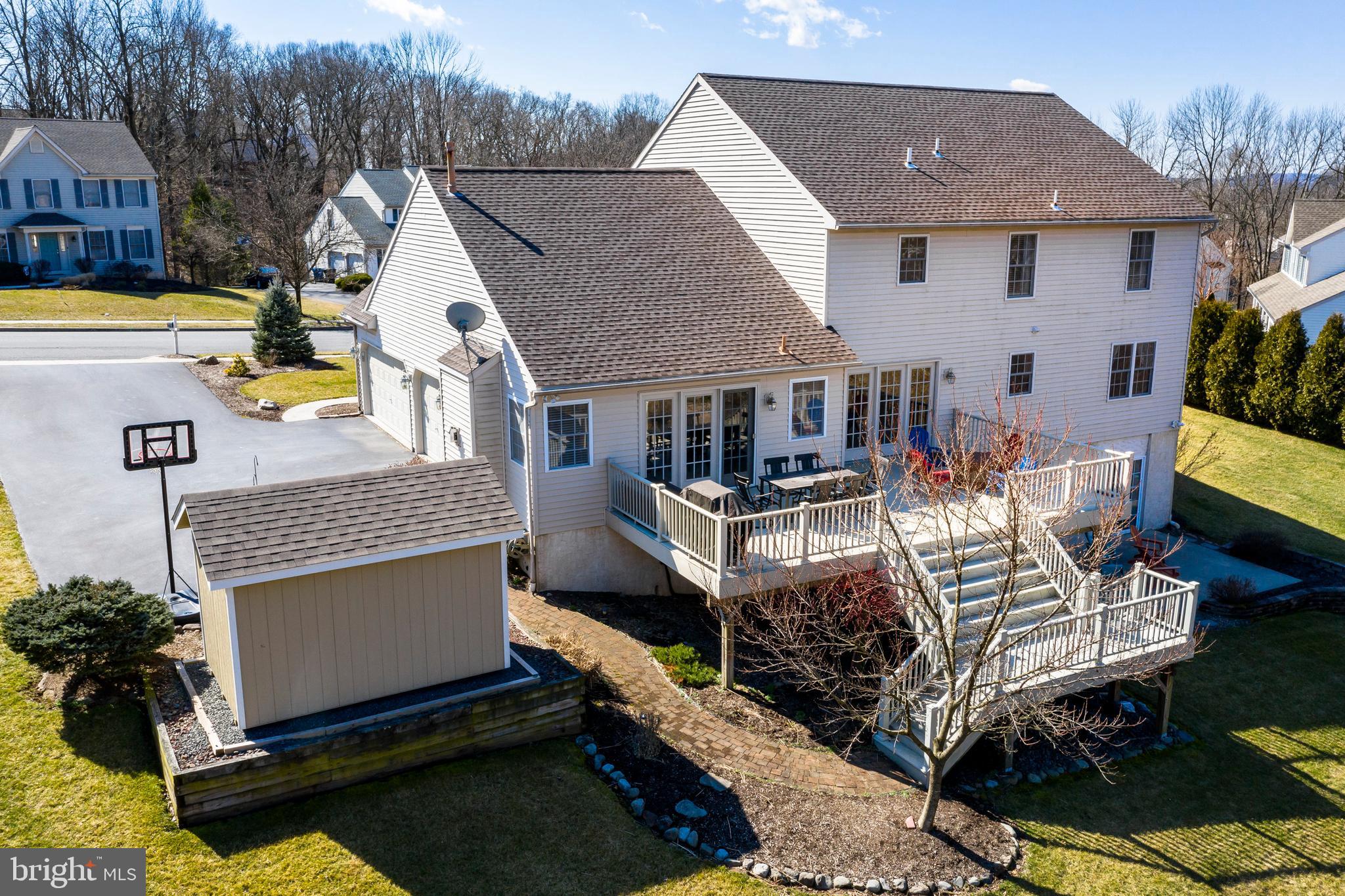 22 Ridgeway Circle Birdsboro, PA 19508 - Photo 41 of 59 Aerial Rear