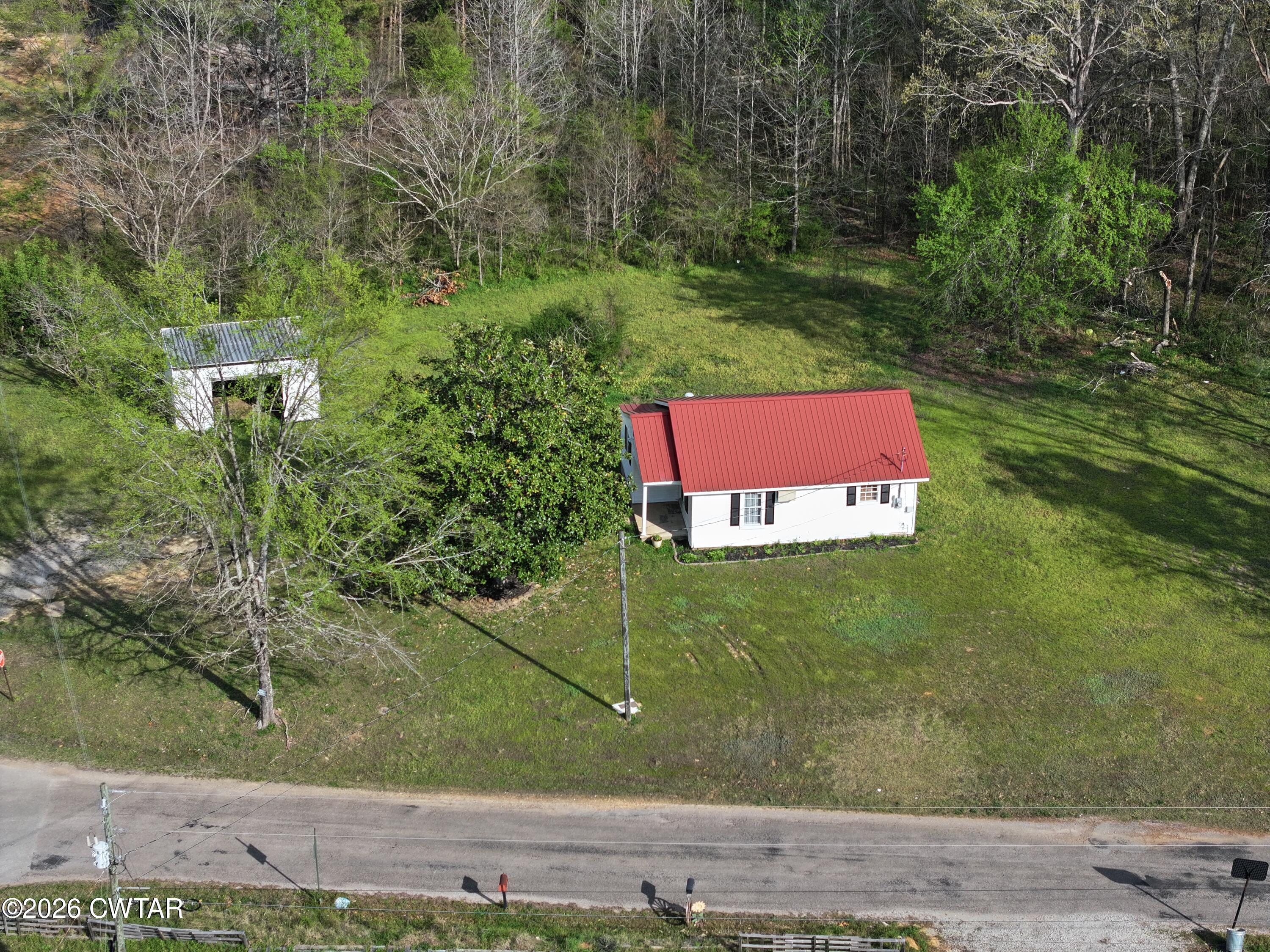 1907 Elmer Cox Road Bethel Springs, TN 38315 - Photo 16 of 20 Arial Side View