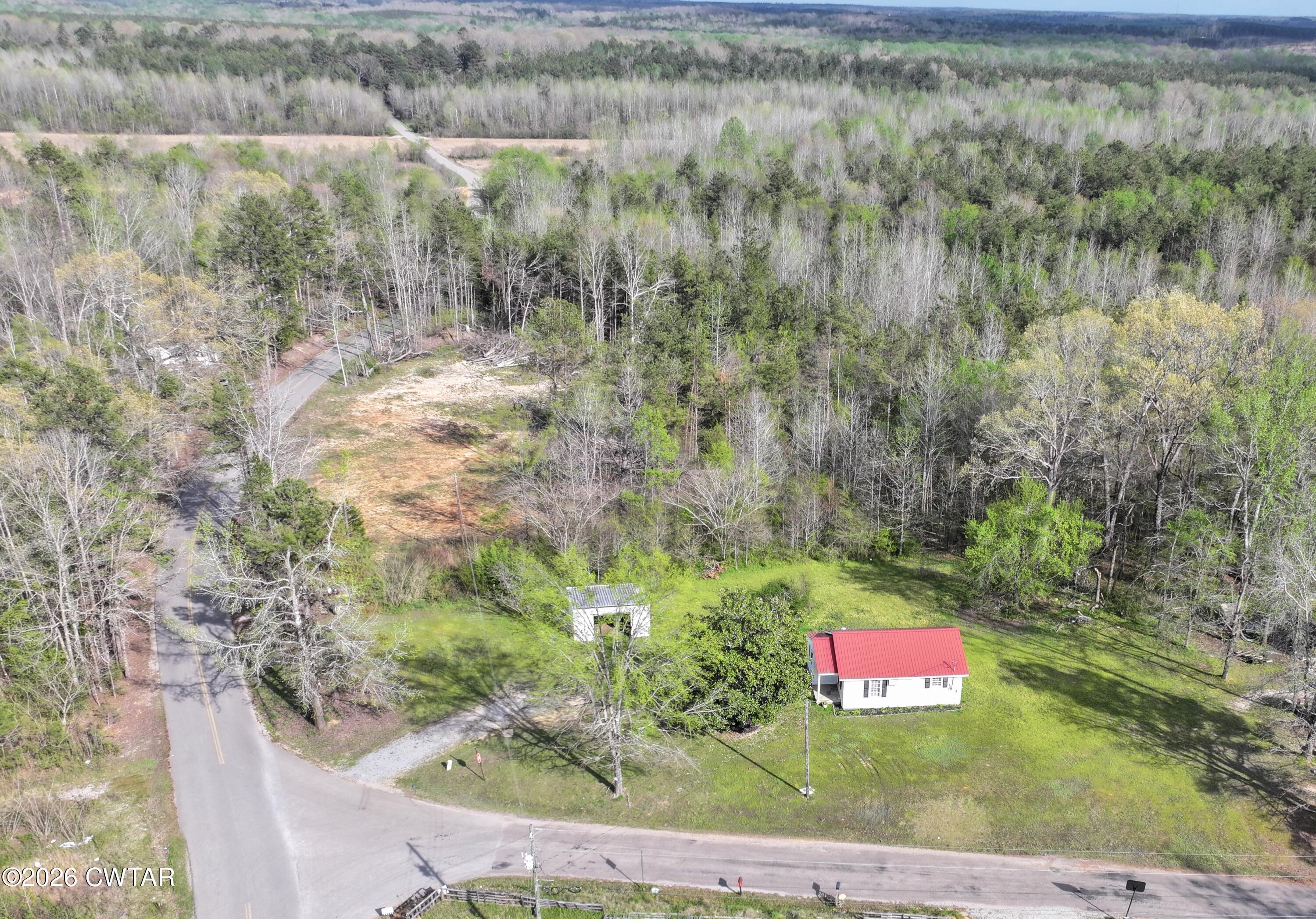 1907 Elmer Cox Road Bethel Springs, TN 38315 - Photo 18 of 20 Arial Side View