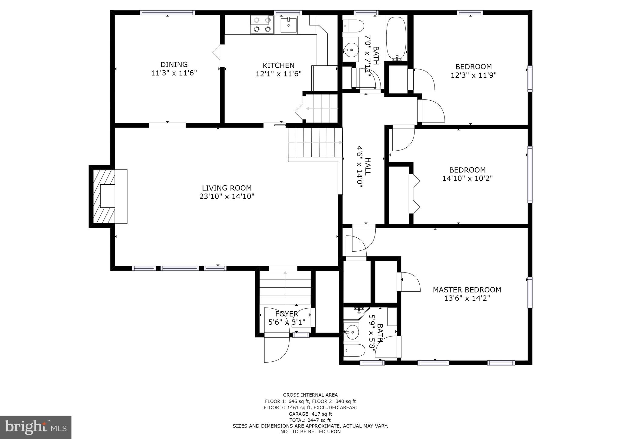 Floor plans main floor and bedroom level