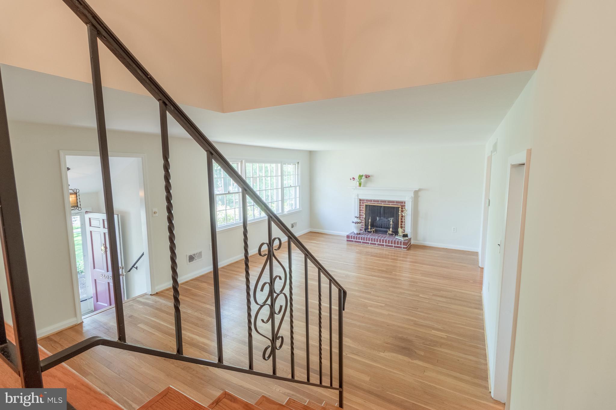 View of living room from 2nd floor