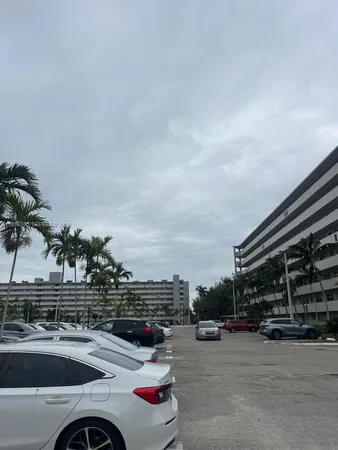 a car parked in front of a building