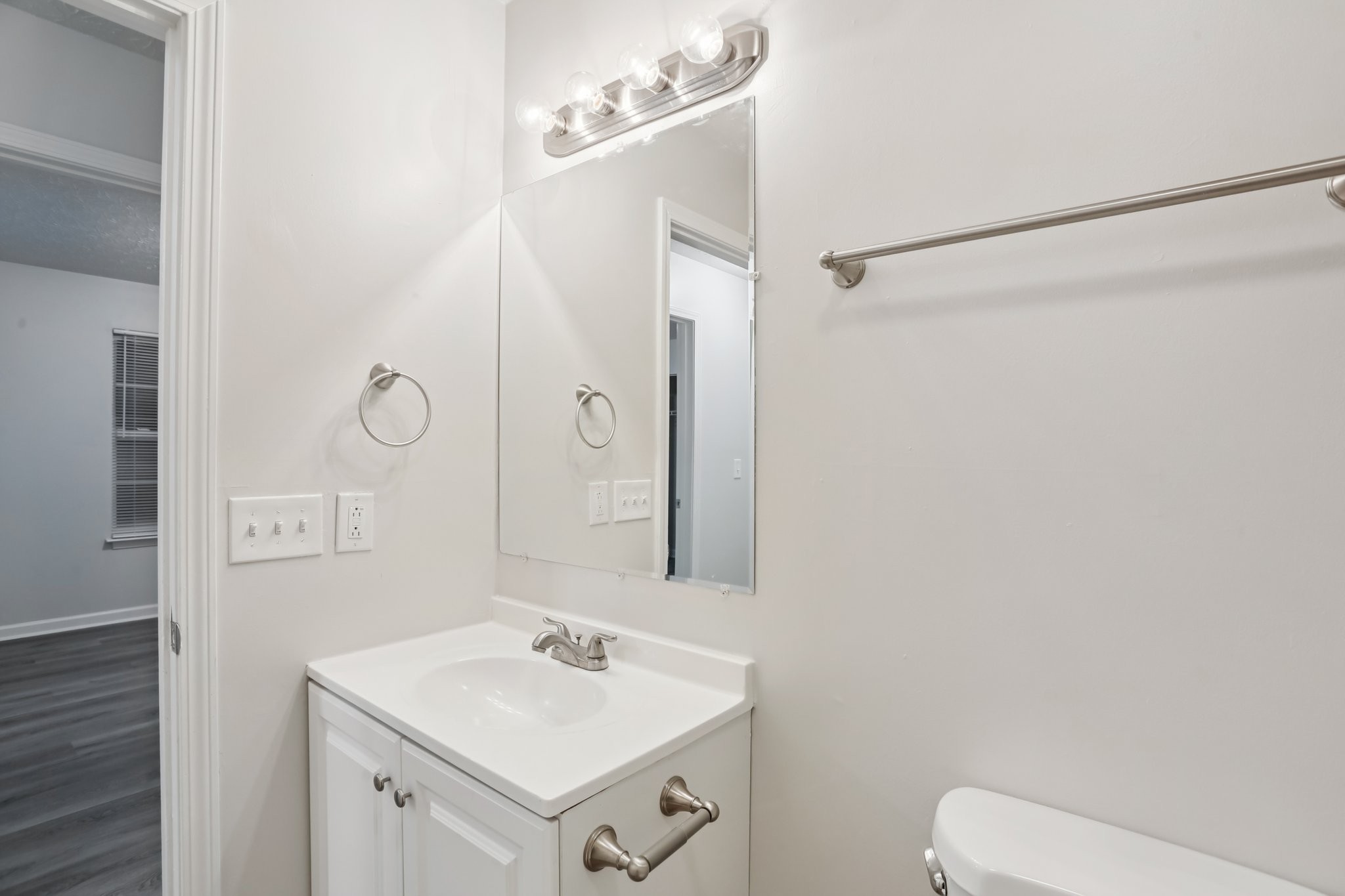 2607 Landrum Court Springfield, TN 37172 - Photo 26 of 37 a bathroom with a sink a toilet and shower