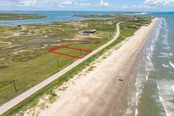 a view of an ocean and beach