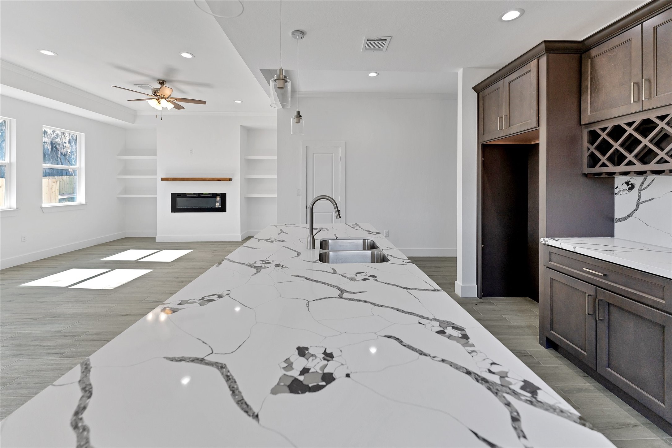 939 Lake View Drive Montgomery, TX 77356 - Photo 11 of 37 a spacious bathroom with a sink double vanity and a shower