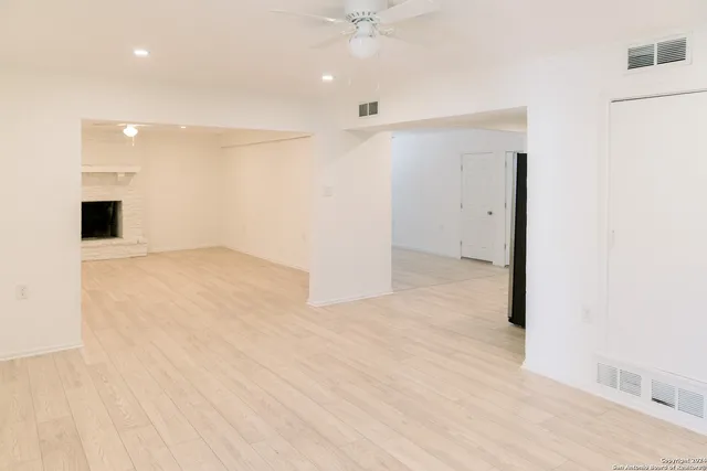 a view of an empty room