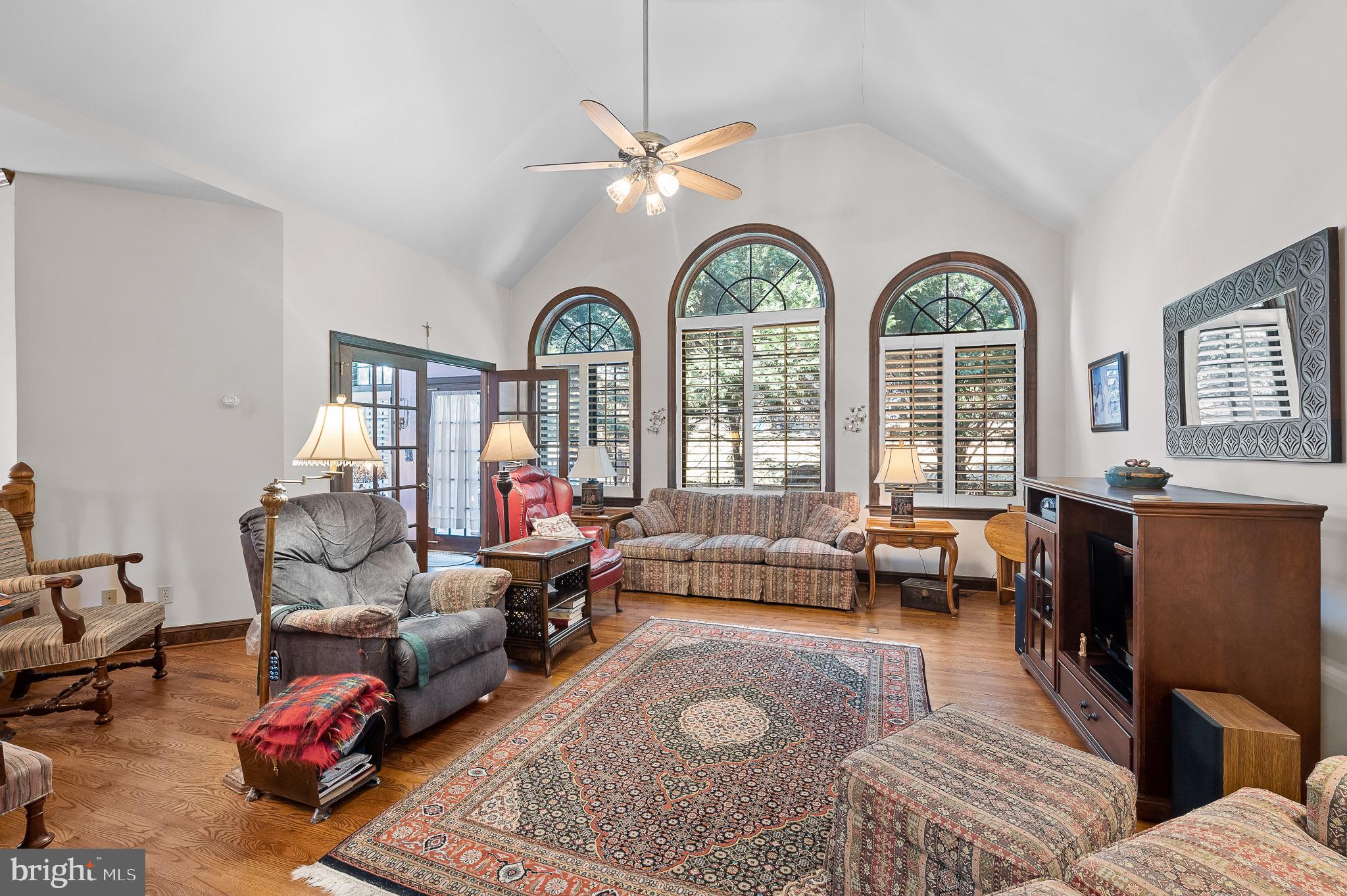 7 Carl Road Wilmington, DE 19803 - Photo 4 of 23 Bright Living Room with Vaulted Ceiling