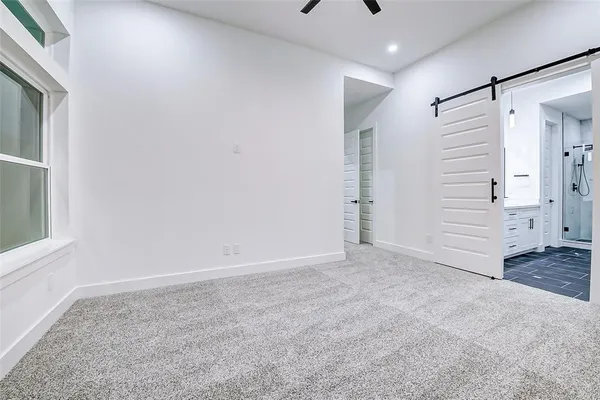 a view of an empty room