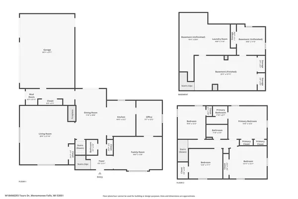 $549,000 | W184N8293 Tours Drive, Menomonee Falls, WI 53051
