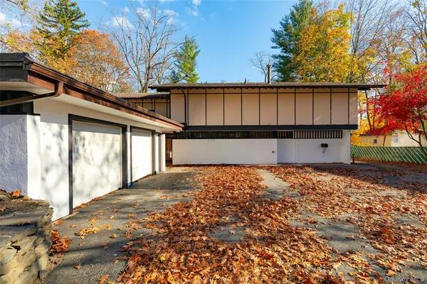 a backyard of a house
