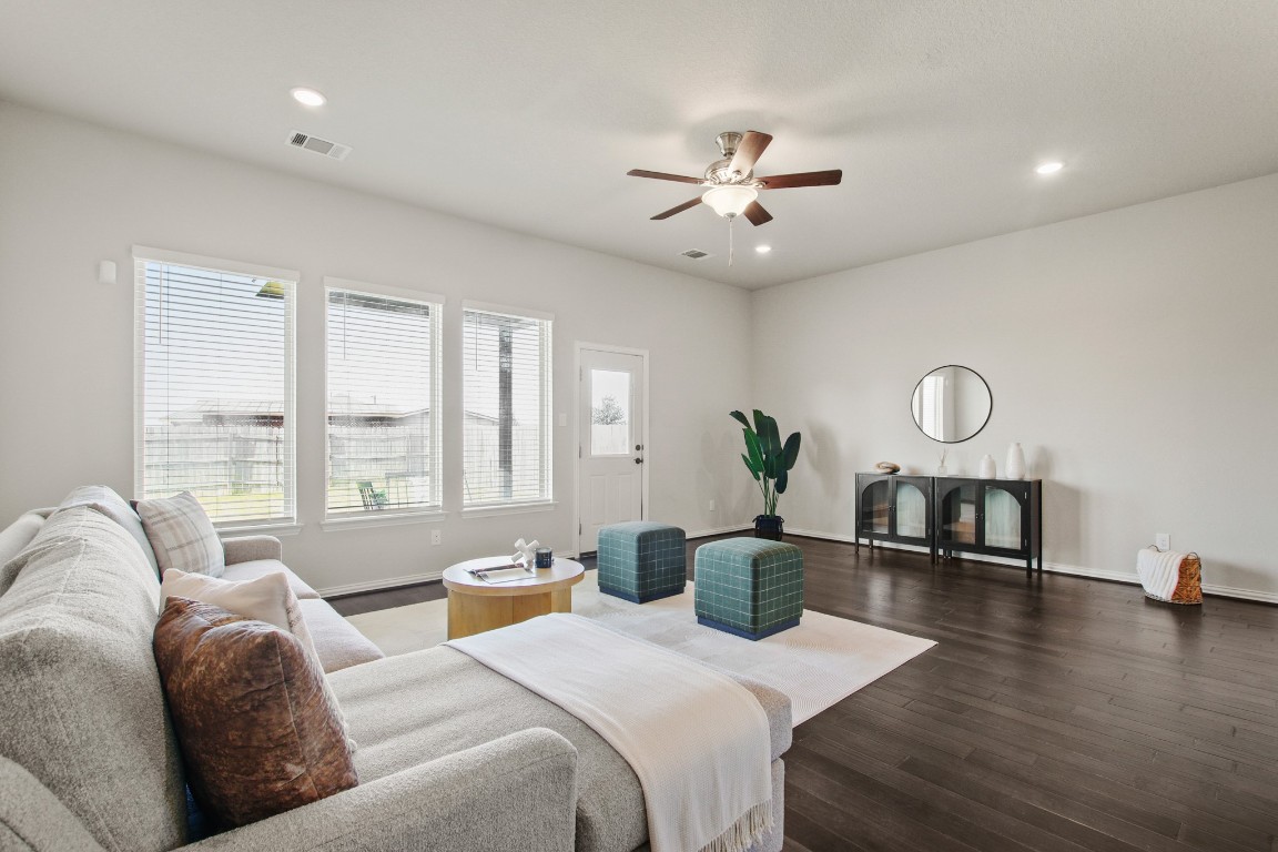 6831 Catania Loop Round Rock, TX 78665 - Photo 5 of 30 spacious living room with recessed lighting