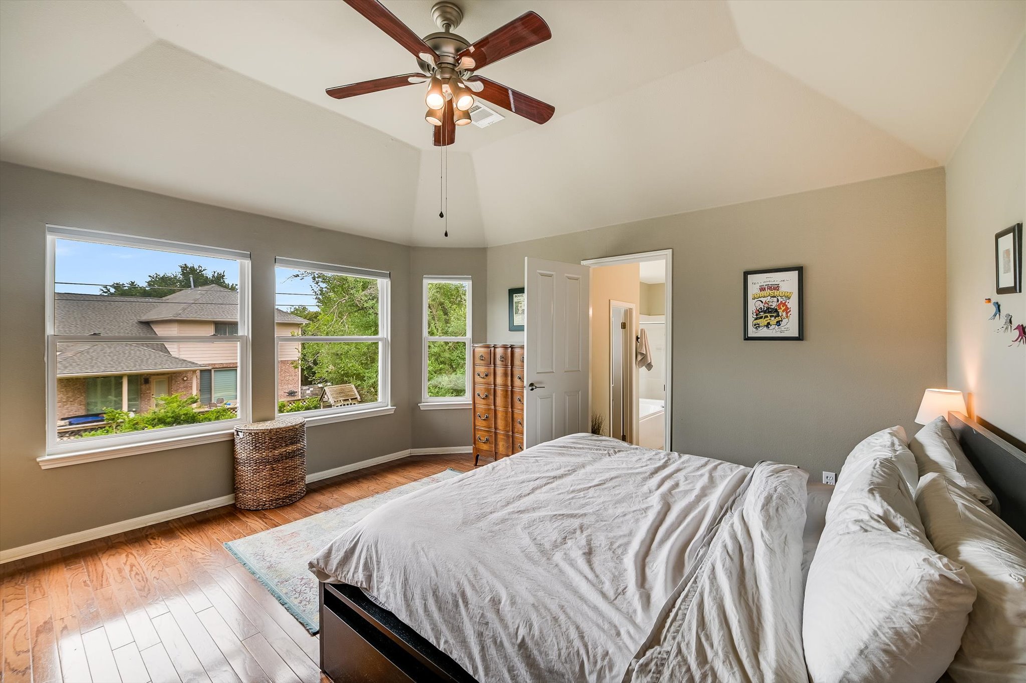 6456 Ruxton Lane Austin, TX 78749 - Photo 15 of 30 Hardwood floors and generous windows create a naturally illuminated bedroom retreat.
