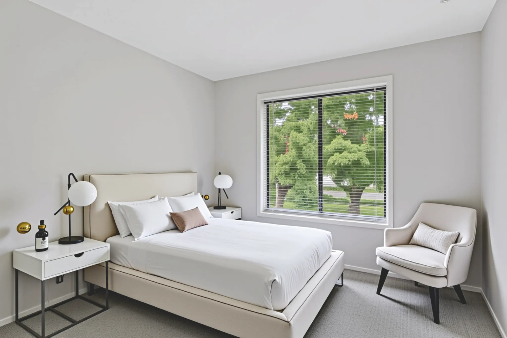 452 Harrison Court Vernon Hills, IL 60061 - Photo 10 of 11 a bedroom with a bed and a large window