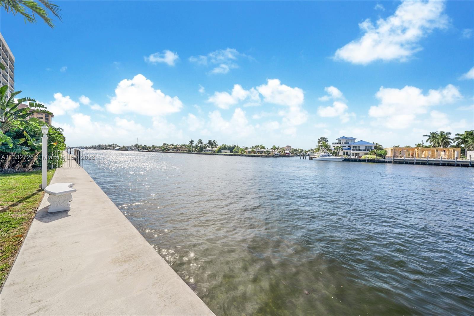 555 North Riverside Drive, Unit 15 Pompano Beach, FL 33062 - Photo 14 of 18 a view of a lake with outside space