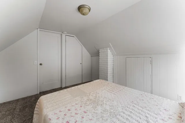 a view of small space with wooden floor