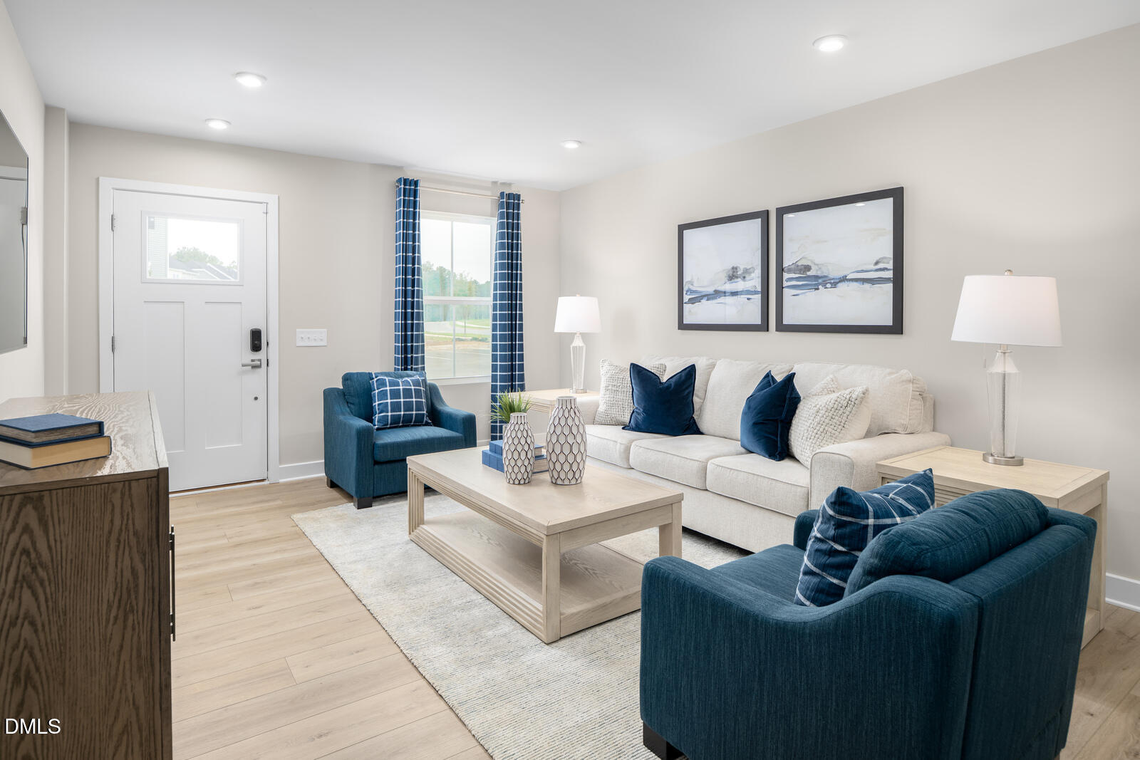 1309 Rollman Farm Road Raleigh, NC 27603 - Photo 9 of 22 a living room with furniture and a window