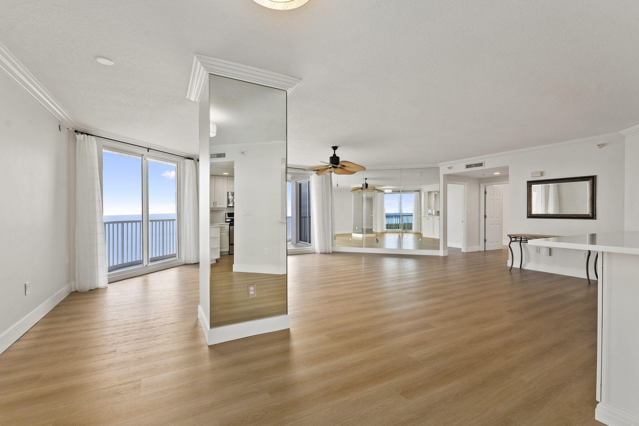5051 North Hwy A1A, Unit PH24 Fort Pierce, FL 34949 - Photo 8 of 50 a view of a living room with hardwood floor