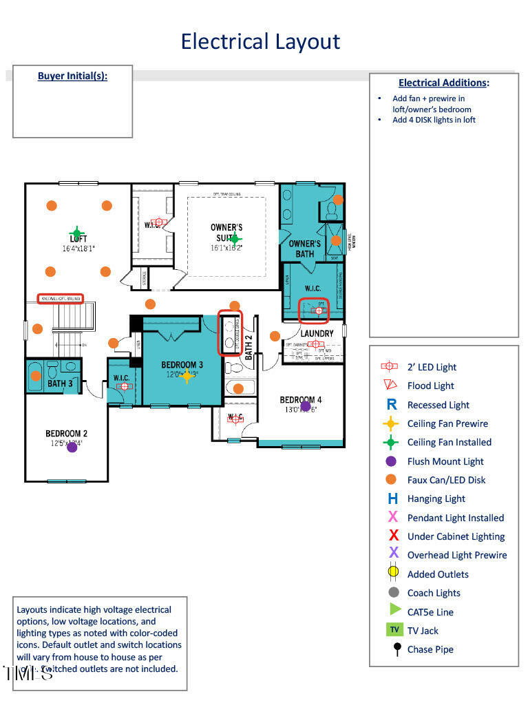 245 Golfview Avenue Four Oaks, NC 27524 - Photo 21 of 23 Electrical Layout