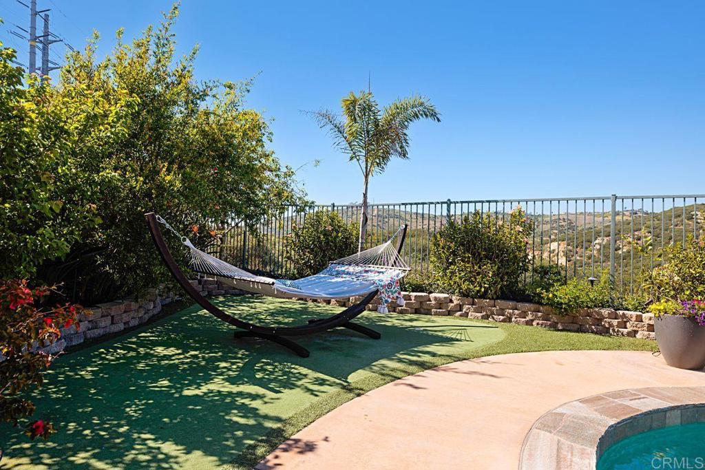 1672 Sagewood Way San Marcos, CA 92078 - Photo 46 of 61 a view of a swimming pool with a garden