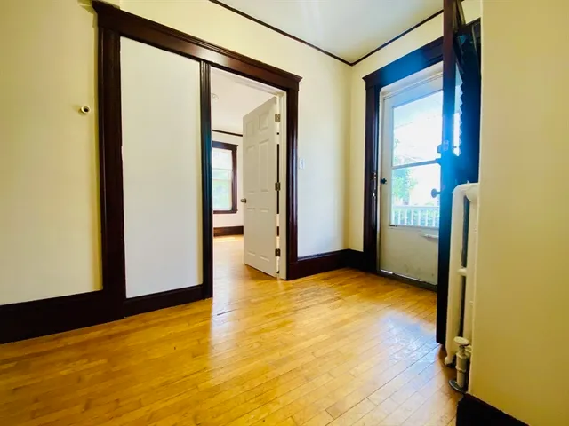 a view of an empty room with window