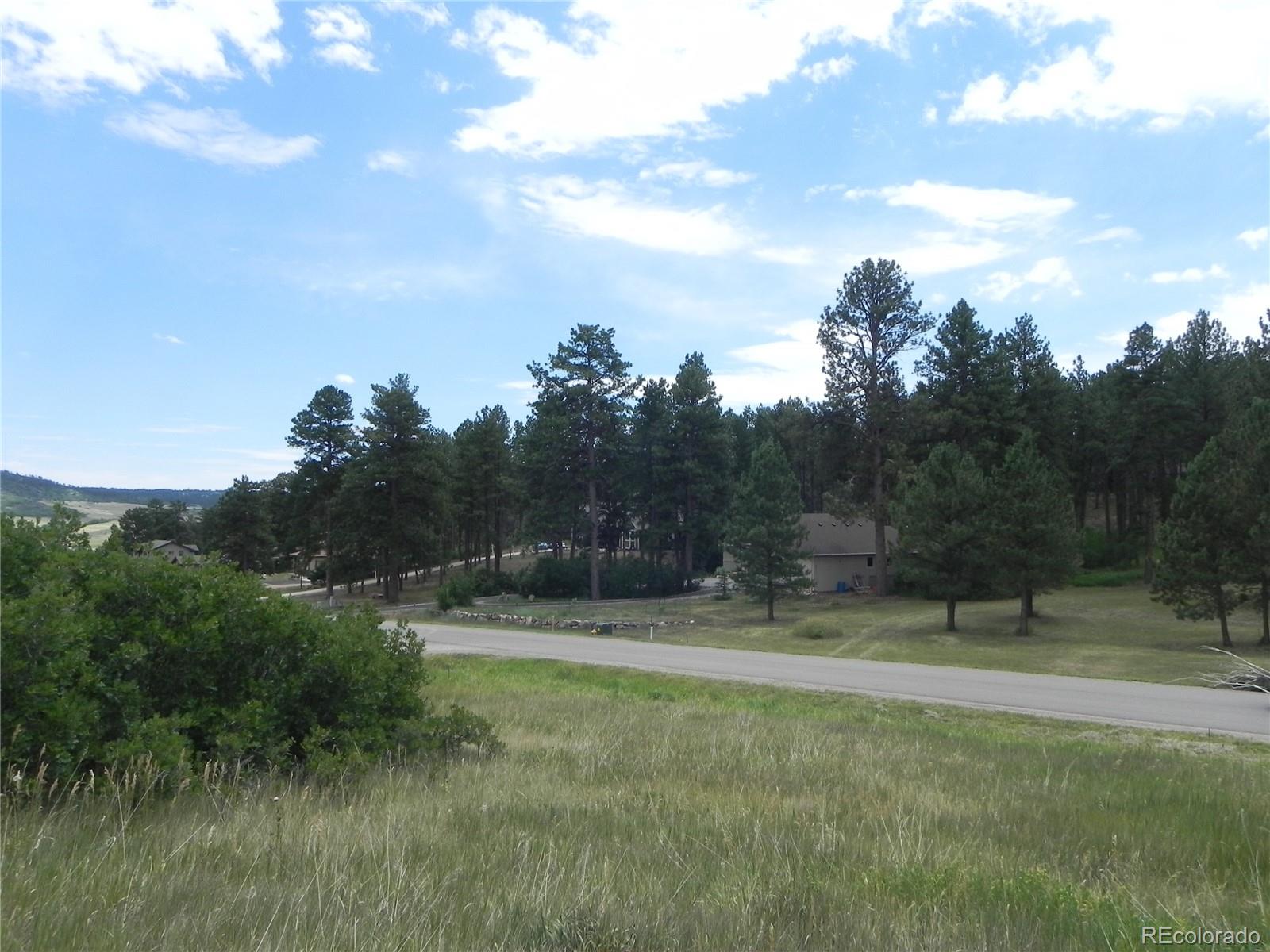 7749 Inca Road Larkspur, CO 80118 - Photo 47 of 49 a view of outdoor space with green field and trees