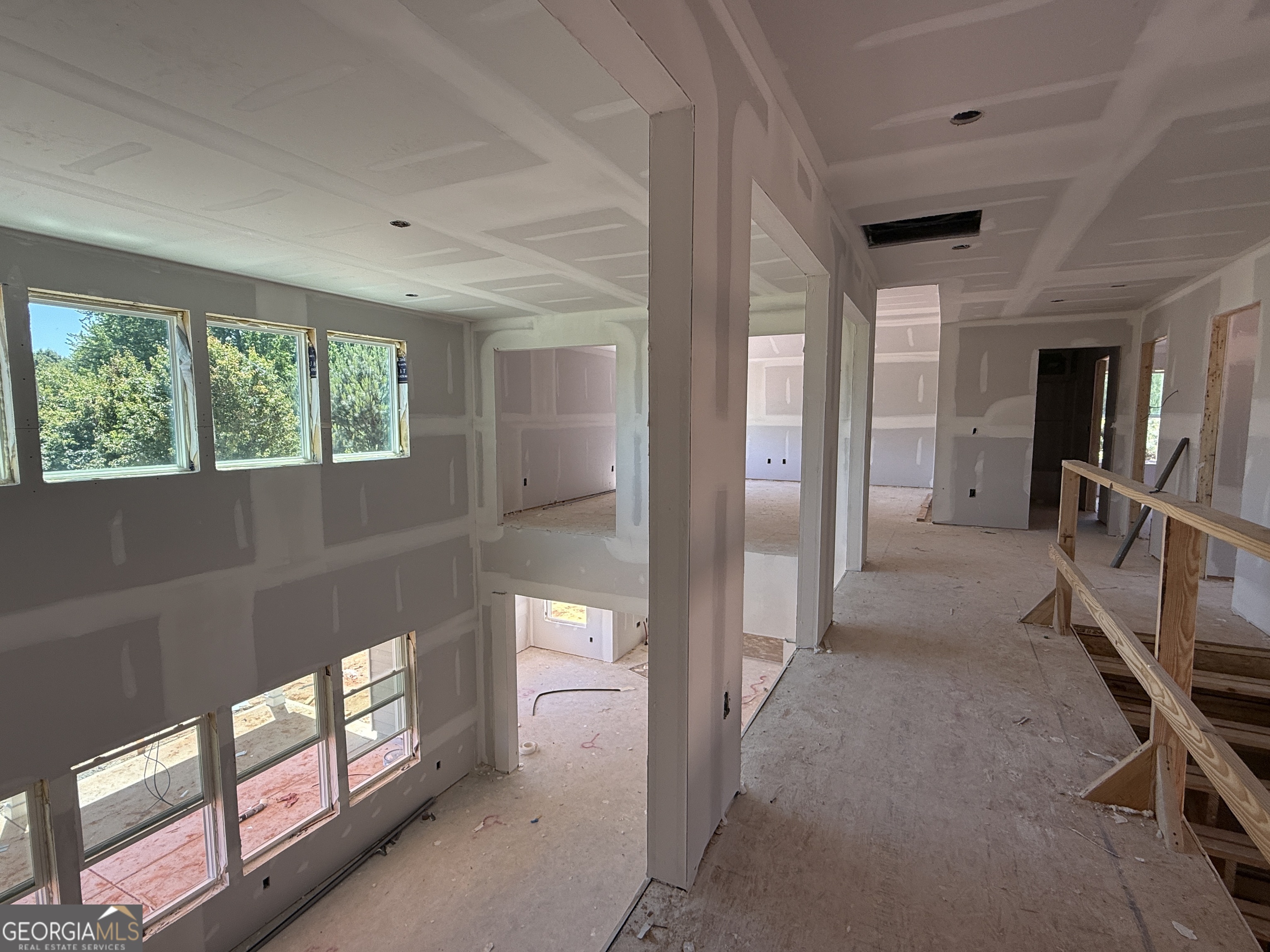 10 Rex Road Williamson, GA 30292 - Photo 24 of 63 a view of hallway with furniture and windows