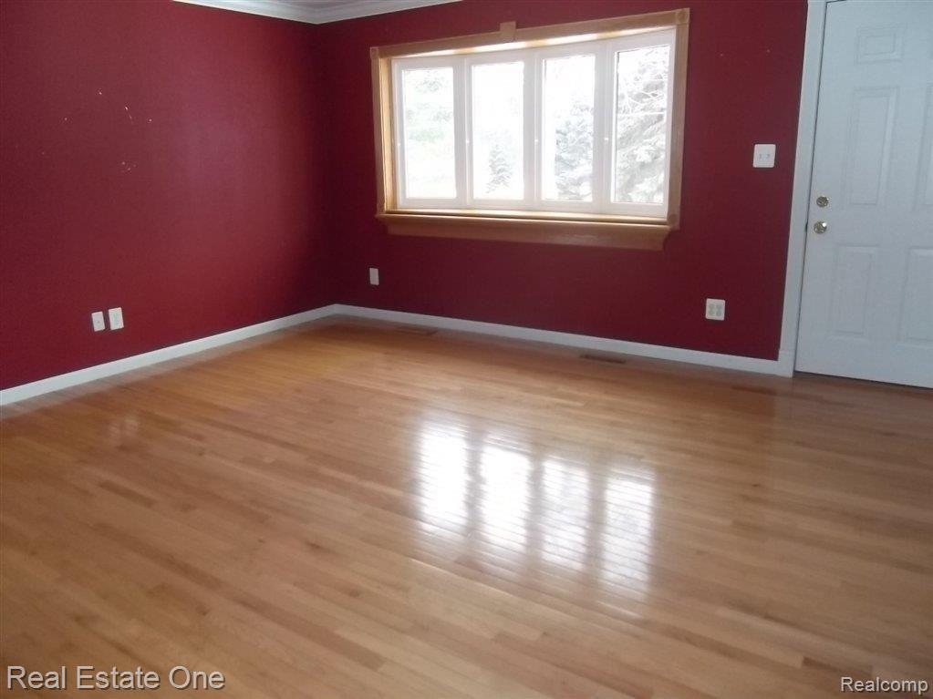 gleaming hardwood floors