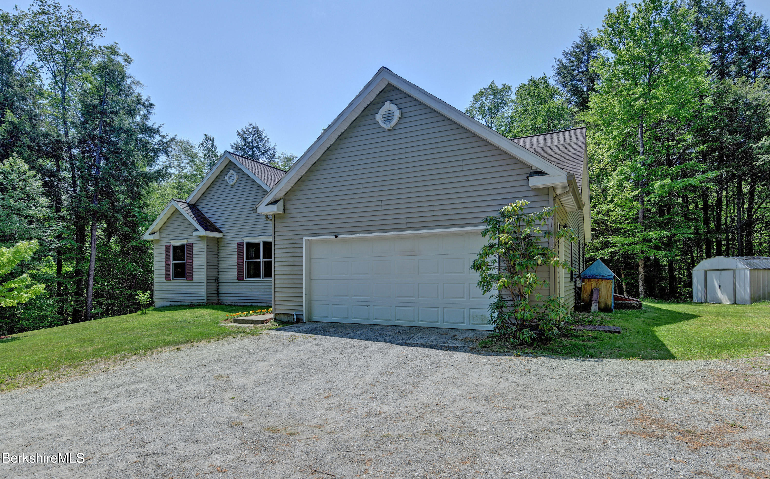 15 Old State Road Otis, MA 01253 - Photo 3 of 32 3-garage-side yard