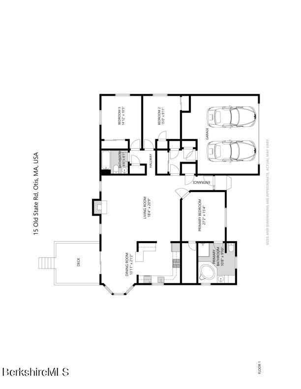 15 Old State Road Otis, MA 01253 - Photo 32 of 32 Floor Plan 15 Old State Rd