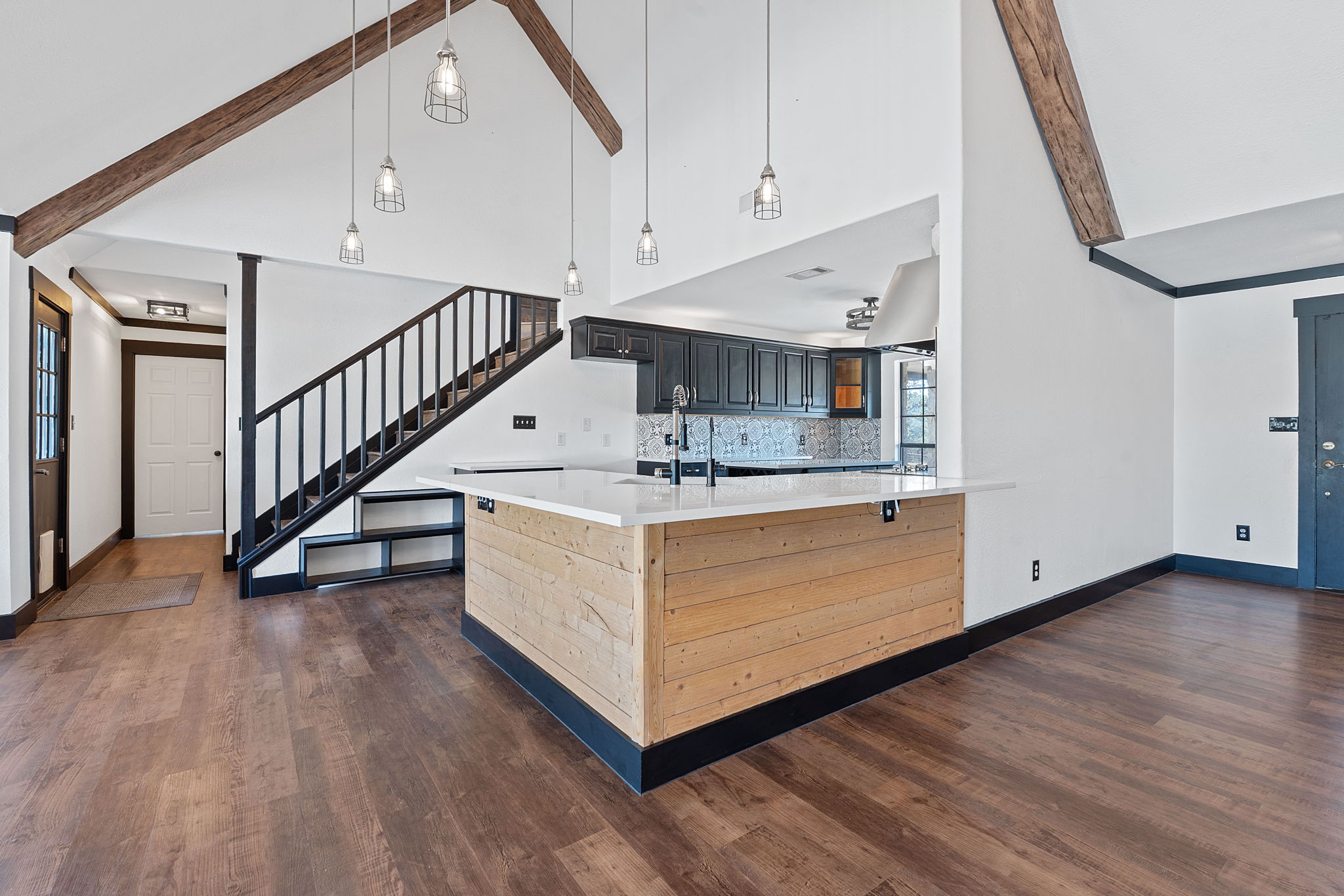 404 County Road 421 Spicewood, TX 78669 - Photo 7 of 31 a view of an entryway with wooden floor