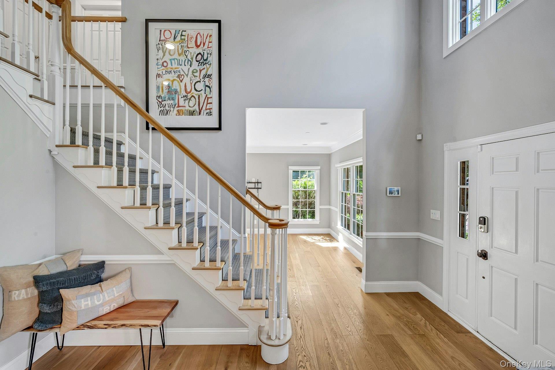 134 Euclid Avenue Ardsley, NY 10502 - Photo 6 of 48 Entrance foyer with staircase