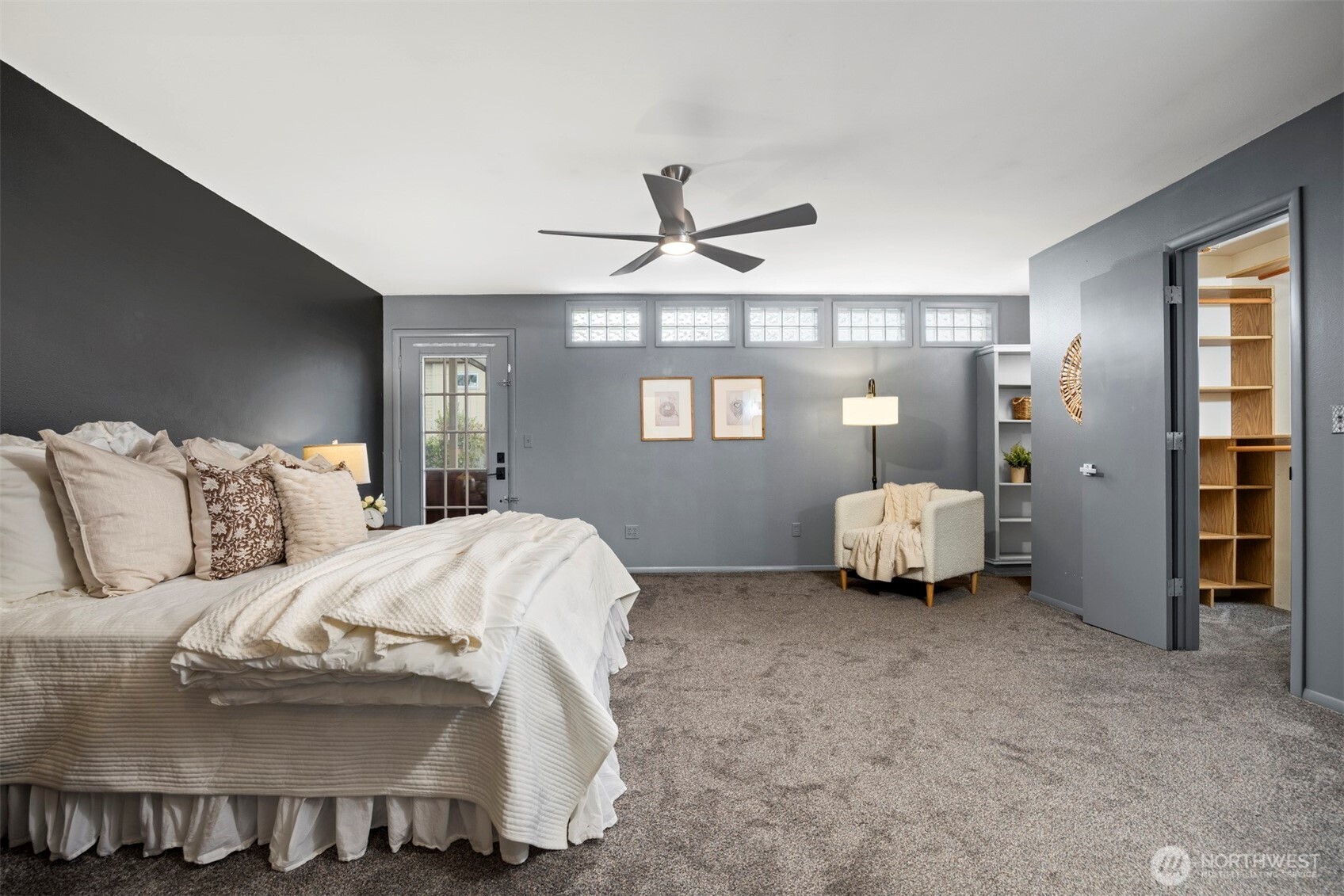 2935 King Street Bellingham, WA 98225 - Photo 18 of 38 a bedroom with a bed and a window