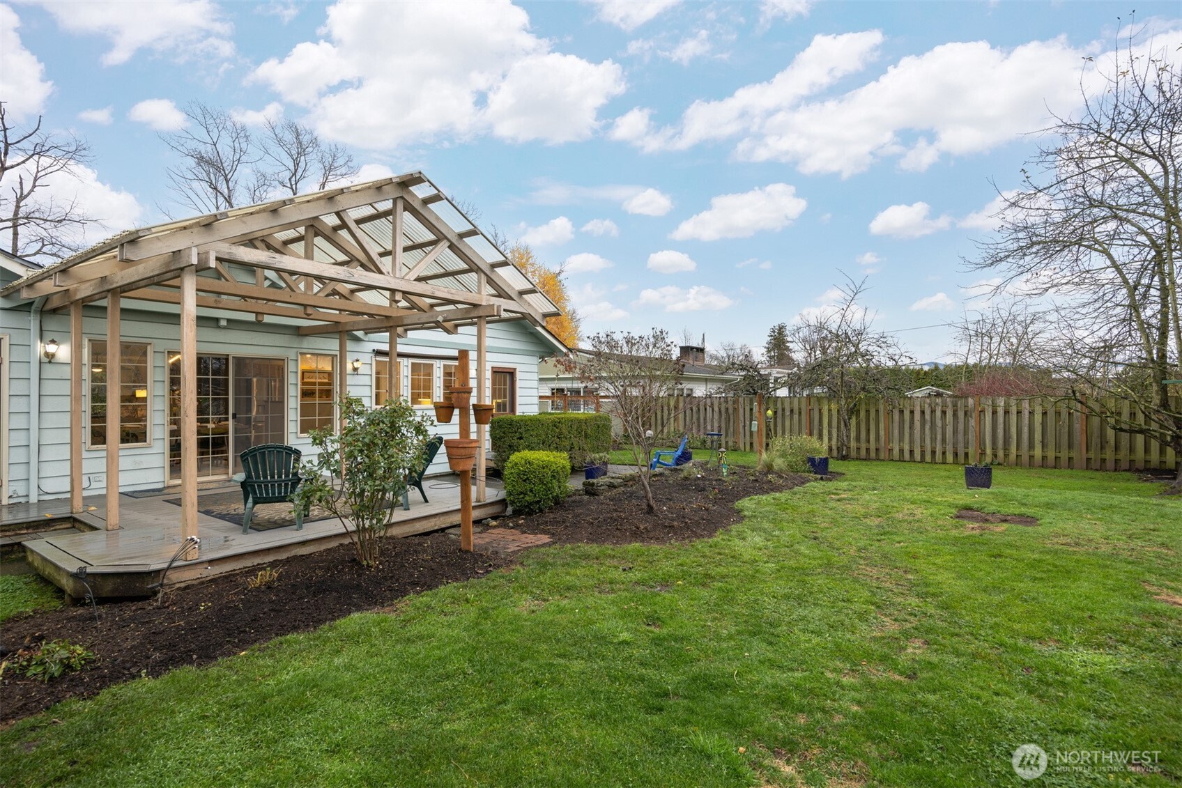 2935 King Street Bellingham, WA 98225 - Photo 31 of 38 a view of a house with backyard and porch