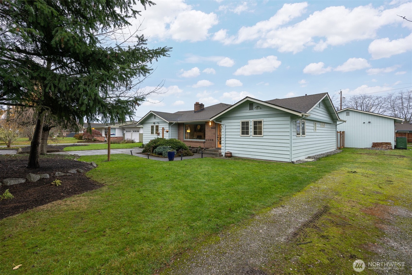 2935 King Street Bellingham, WA 98225 - Photo 35 of 38 a view of a house with a backyard