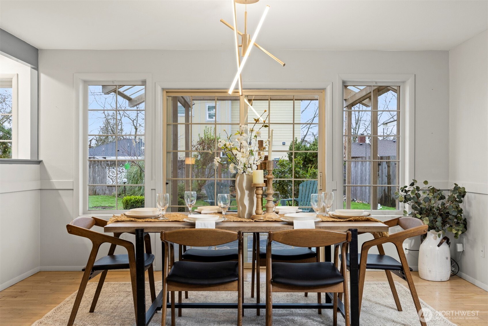 2935 King Street Bellingham, WA 98225 - Photo 10 of 38 a view of a dining room with furniture window and outside view