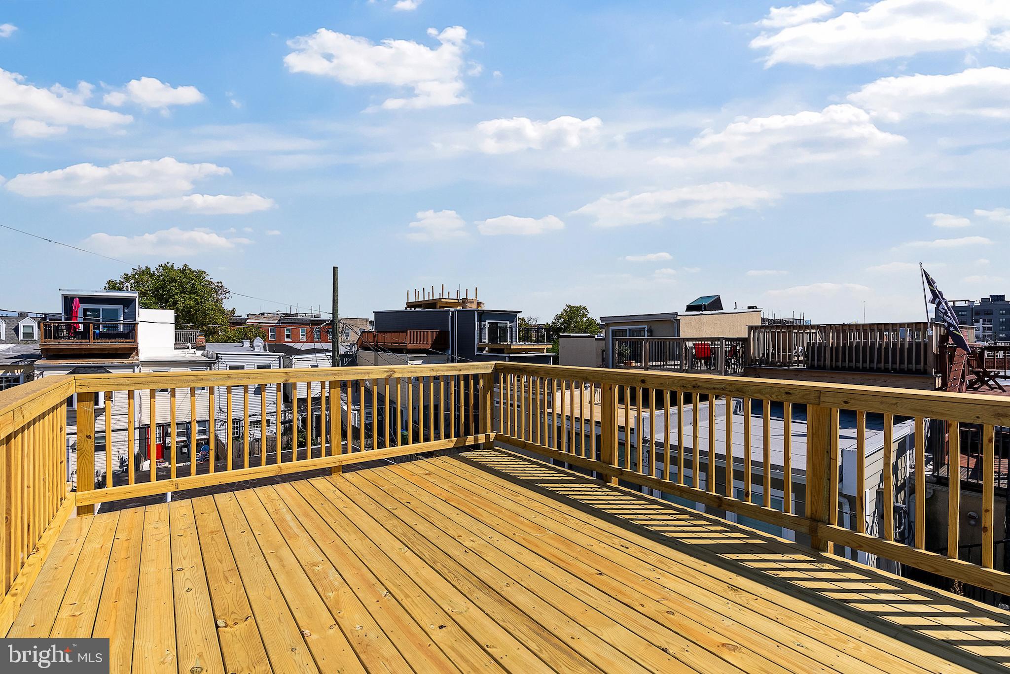 1523 Clarkson Street Baltimore, MD 21230 - Photo 47 of 57 a view of balcony with wooden floor