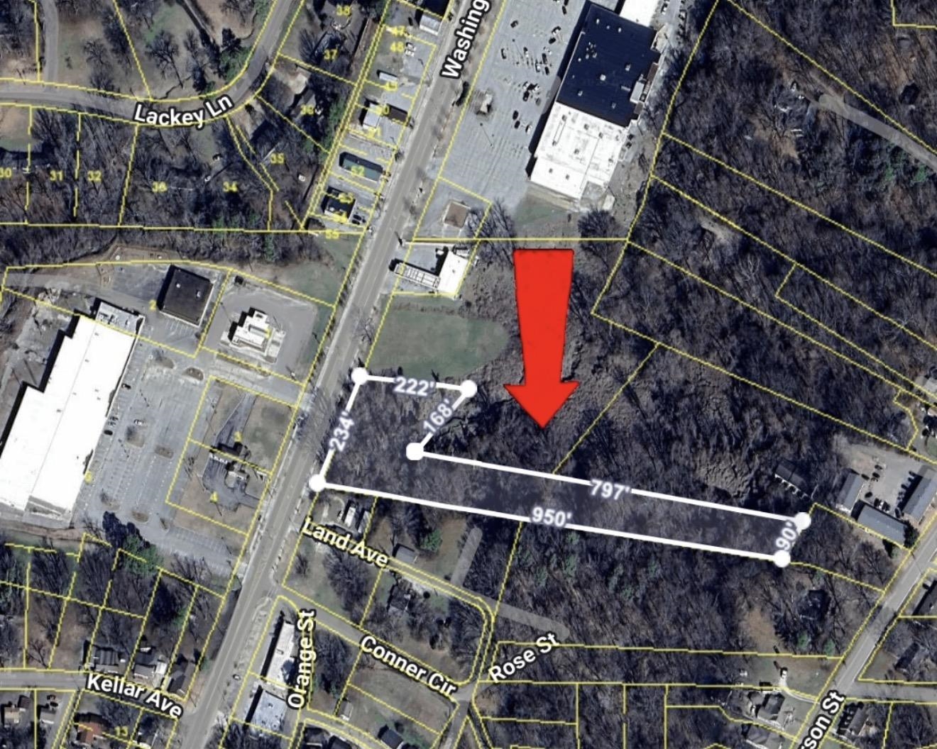 a front view of a building