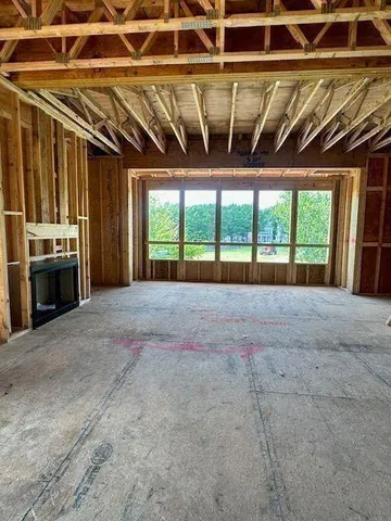 a view of outdoor space with mountain view