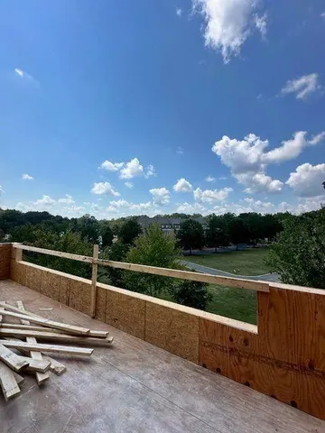 a view of lake from a yard