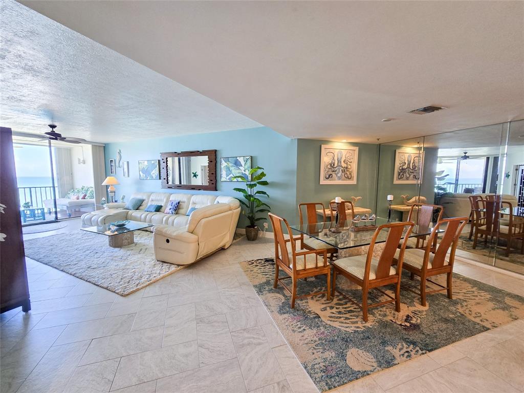 3120 North Hwy A1A, Unit 1302 Fort Pierce, FL 34949 - Photo 5 of 33 a view of a livingroom and dining room