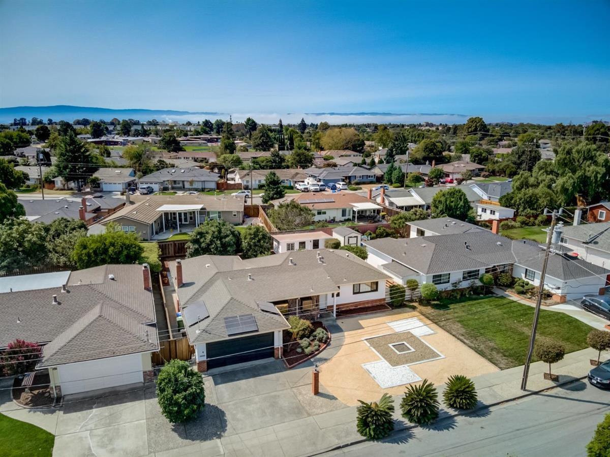 38061 Blacow Road Fremont, CA 94536 - Photo 62 of 65 an aerial view of a city with lots of residential buildings