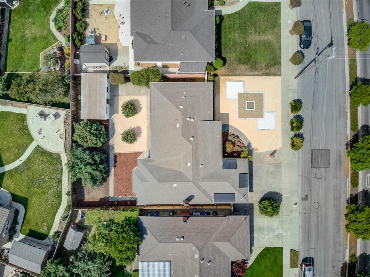 38061 Blacow Road Fremont, CA 94536 - Photo 64 of 65 an aerial view of residential houses with outdoor space