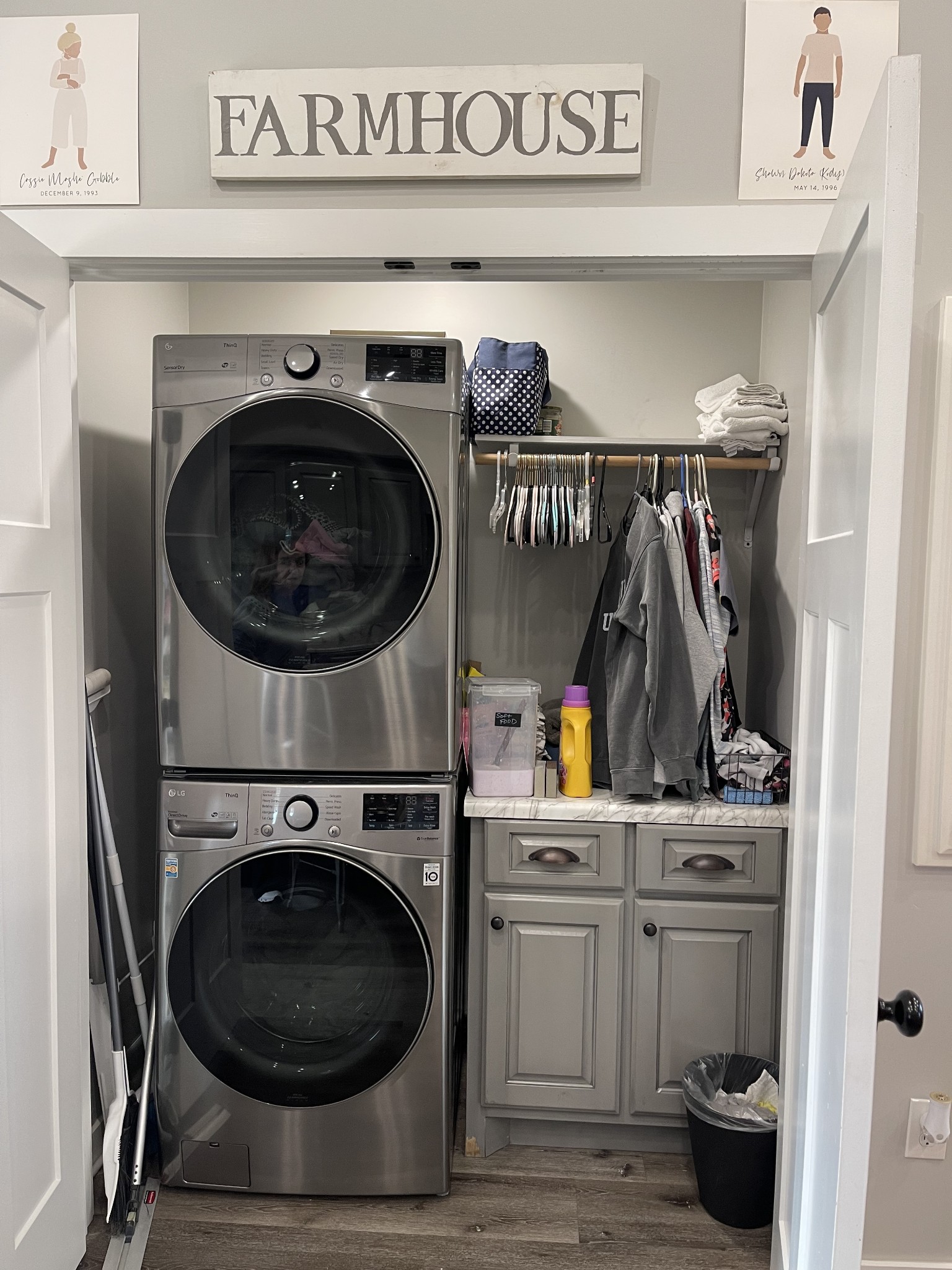 1875 Fall River Road Leoma, TN 38468 - Photo 11 of 18 a utility room with dryer and washer