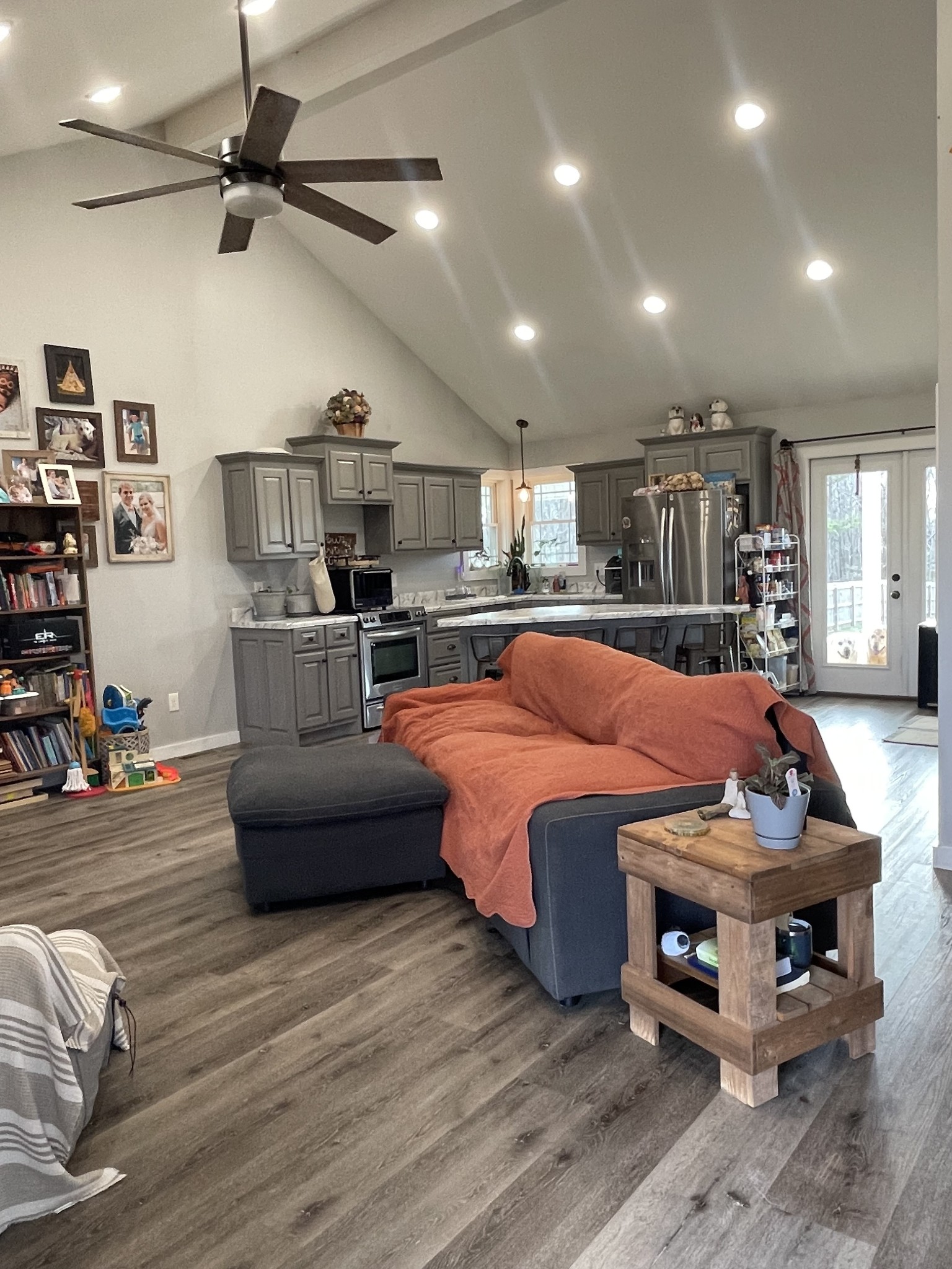 1875 Fall River Road Leoma, TN 38468 - Photo 4 of 18 a bed room with furniture and a ceiling fan