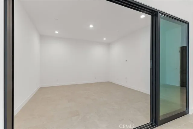 a view of an empty room