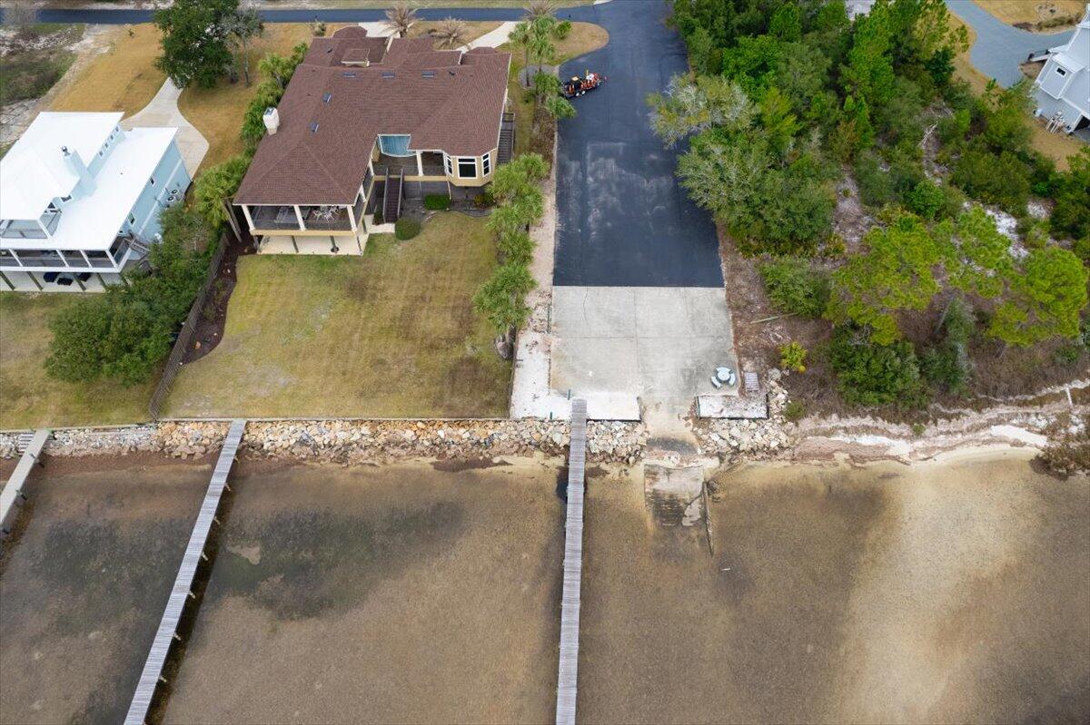 6308 Smugglers Way 2 Gulf Breeze, FL 32563 - Photo 15 of 17 an aerial view of a house