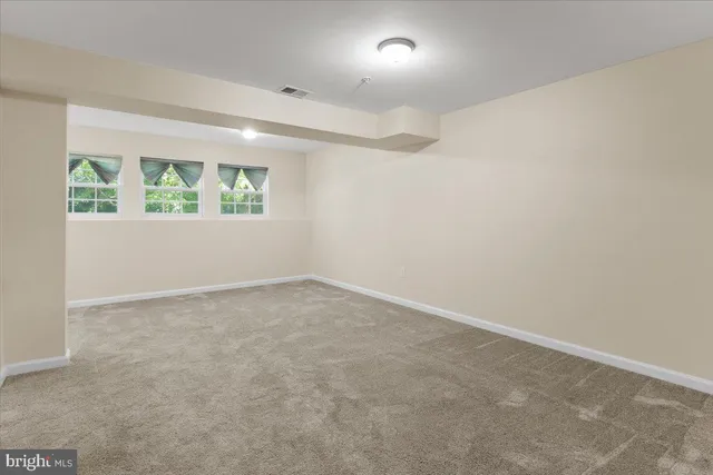 a view of an empty room